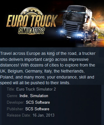 Euro Truck Simulator 2 Steam - Click Image to Close